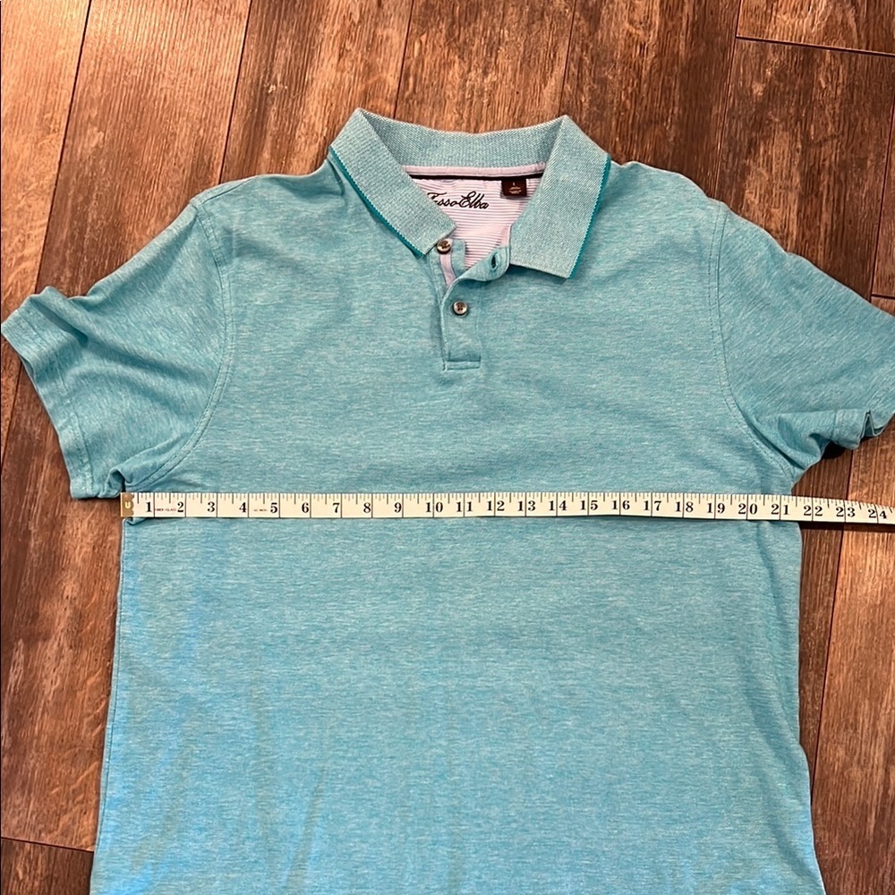 Tasso Elba Men's Light Blue Polo Shirt - Picture 7 of 7